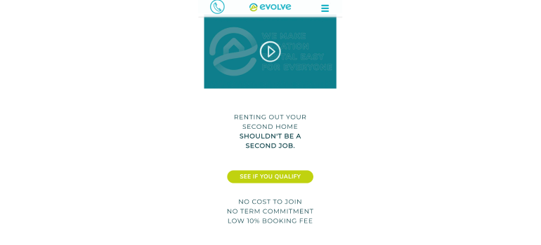 Evolve Vacation Rental - Mobile