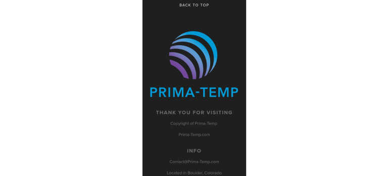 Prima-Temp - Mobile