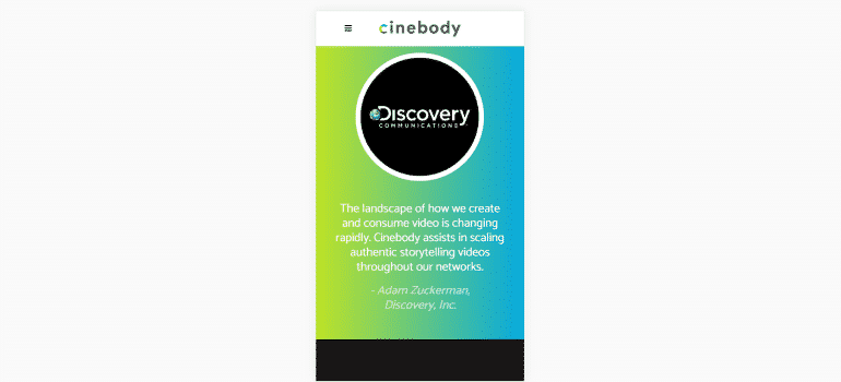 Cinebody - Mobile 3