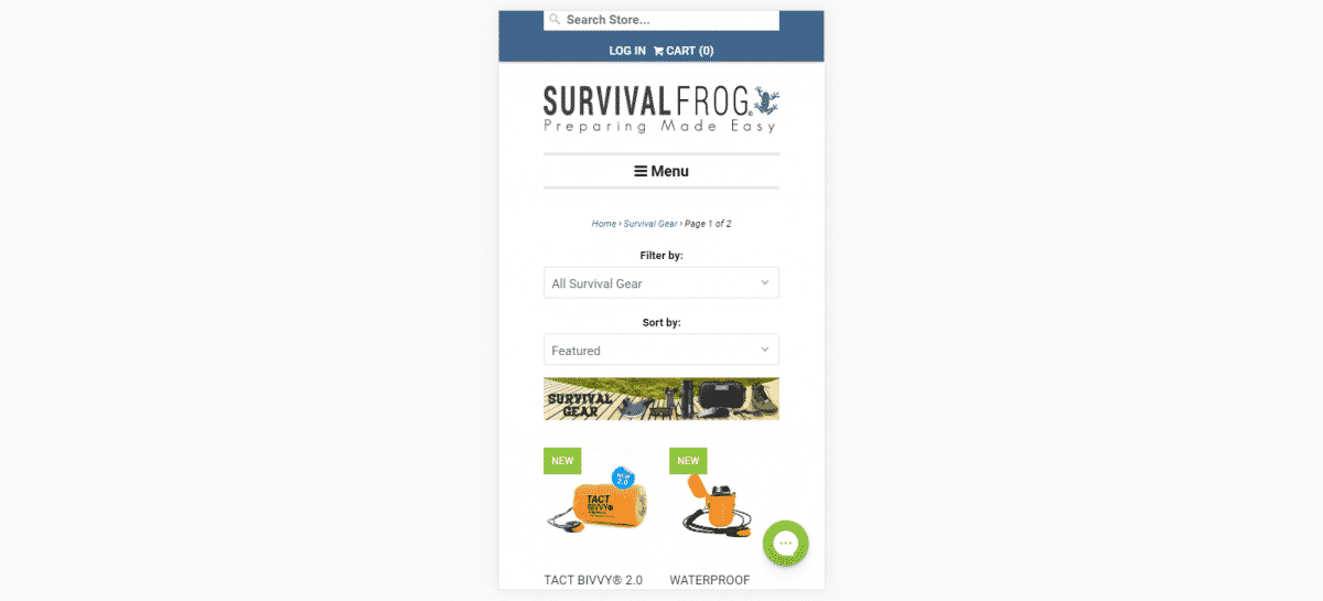 Mobile-2-SurvivalFrog.com
