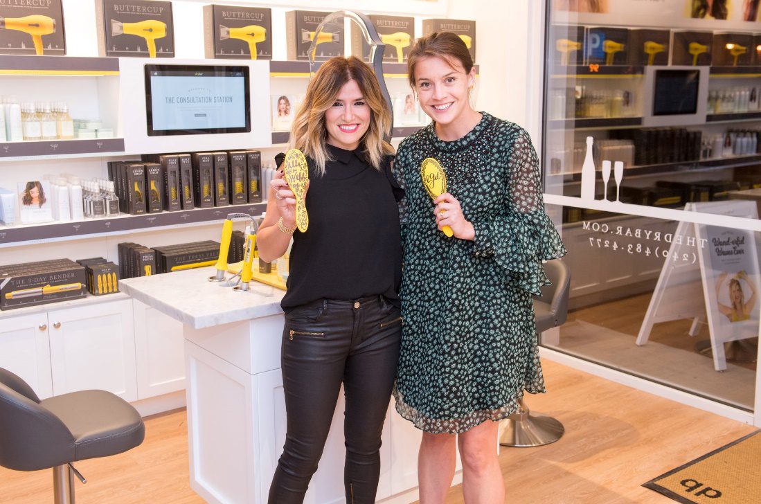 Alli Webb in a Drybar store