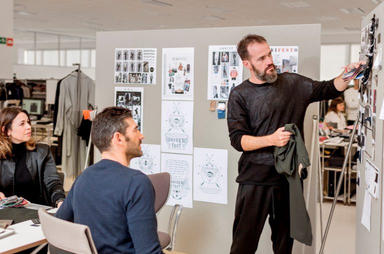a group of Zara designers work on concept
