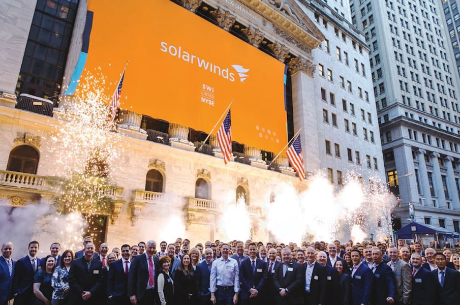 SolarWinds CEO at NYSE