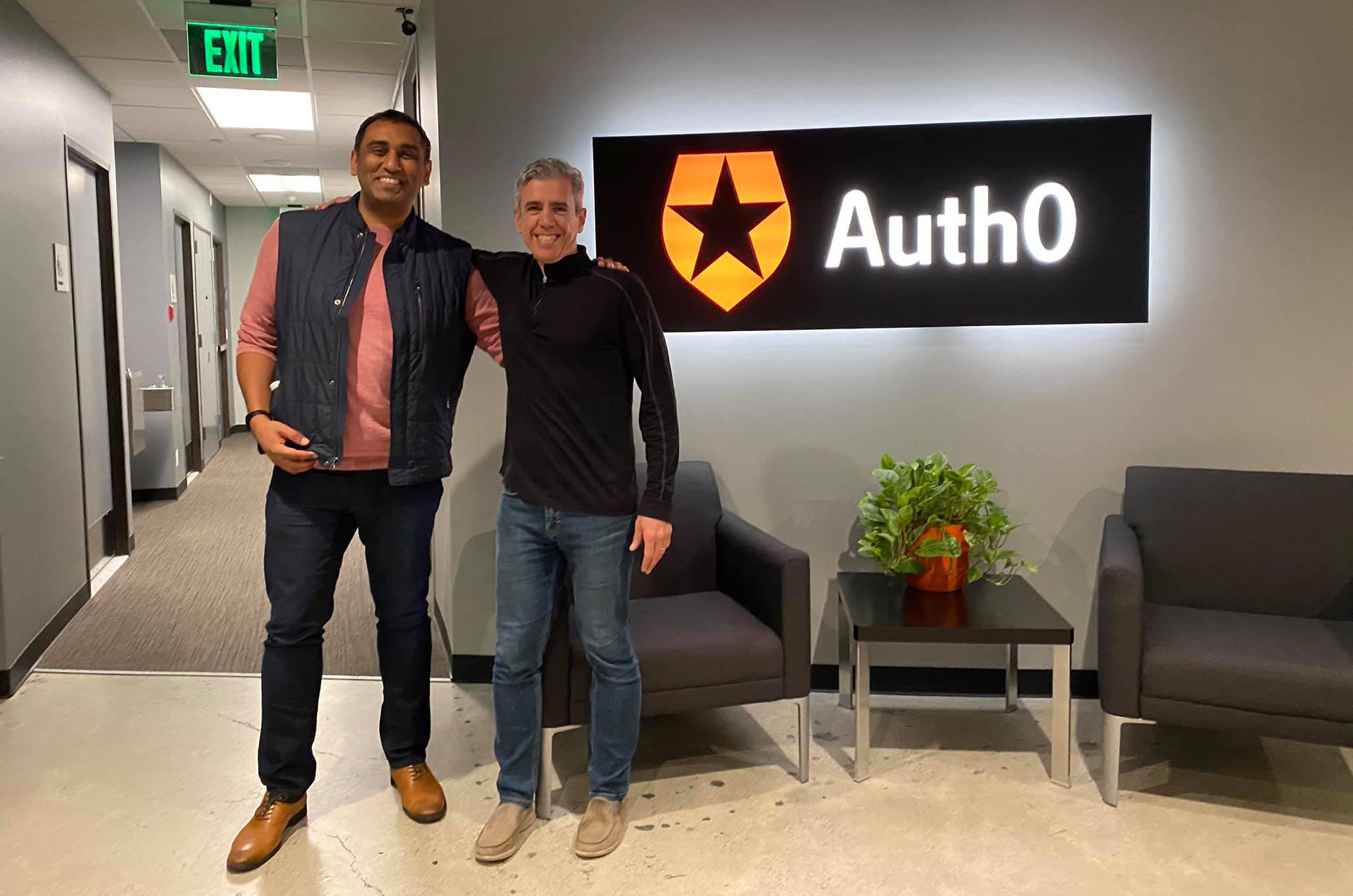 Eugenio Pace at Auth0 headquarters