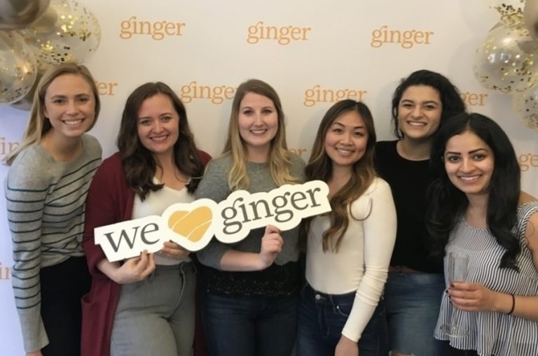 Ginger team celebrate their anniversary