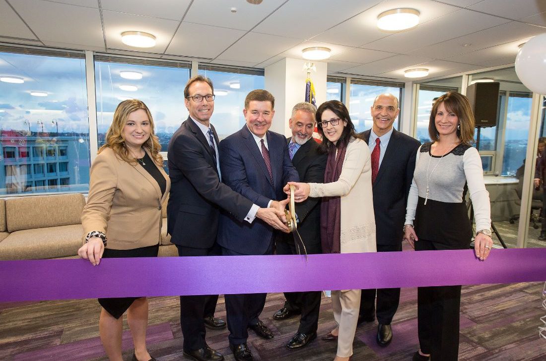 Grant Thornton leadership team in ribbon cutting event