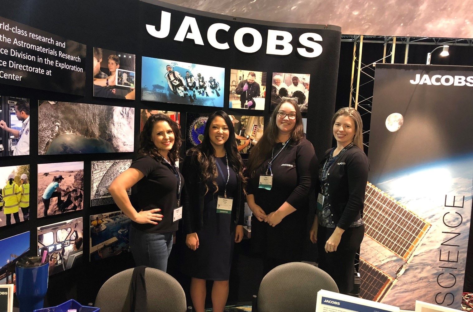 Young professionals at a Nasa conference event