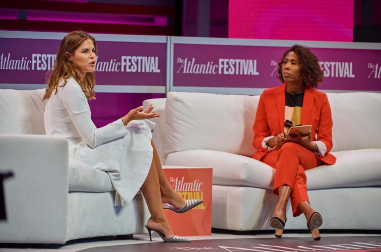 Emily Weiss on an interview with Atlantic Festival