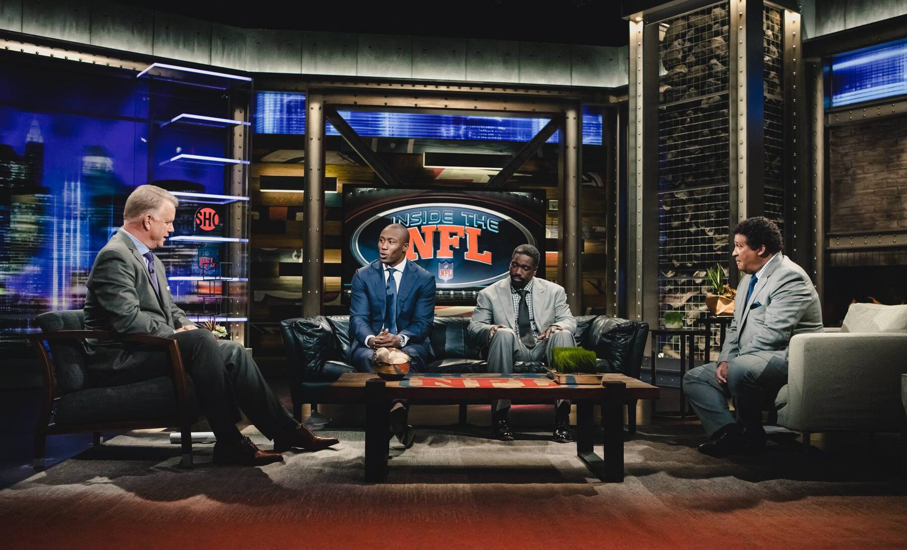 Brandon Marshall in an interview at the NFL showtime