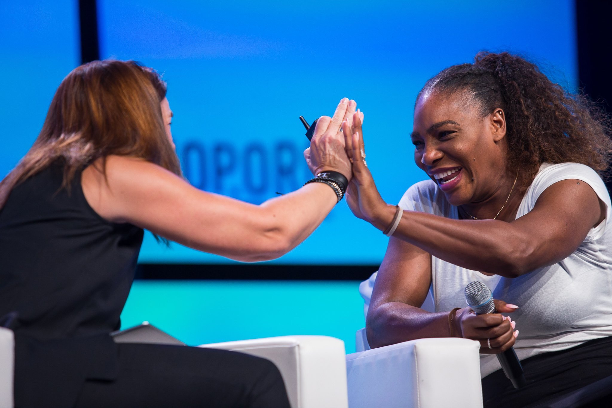 Serena Williams shares her story at the retail conference