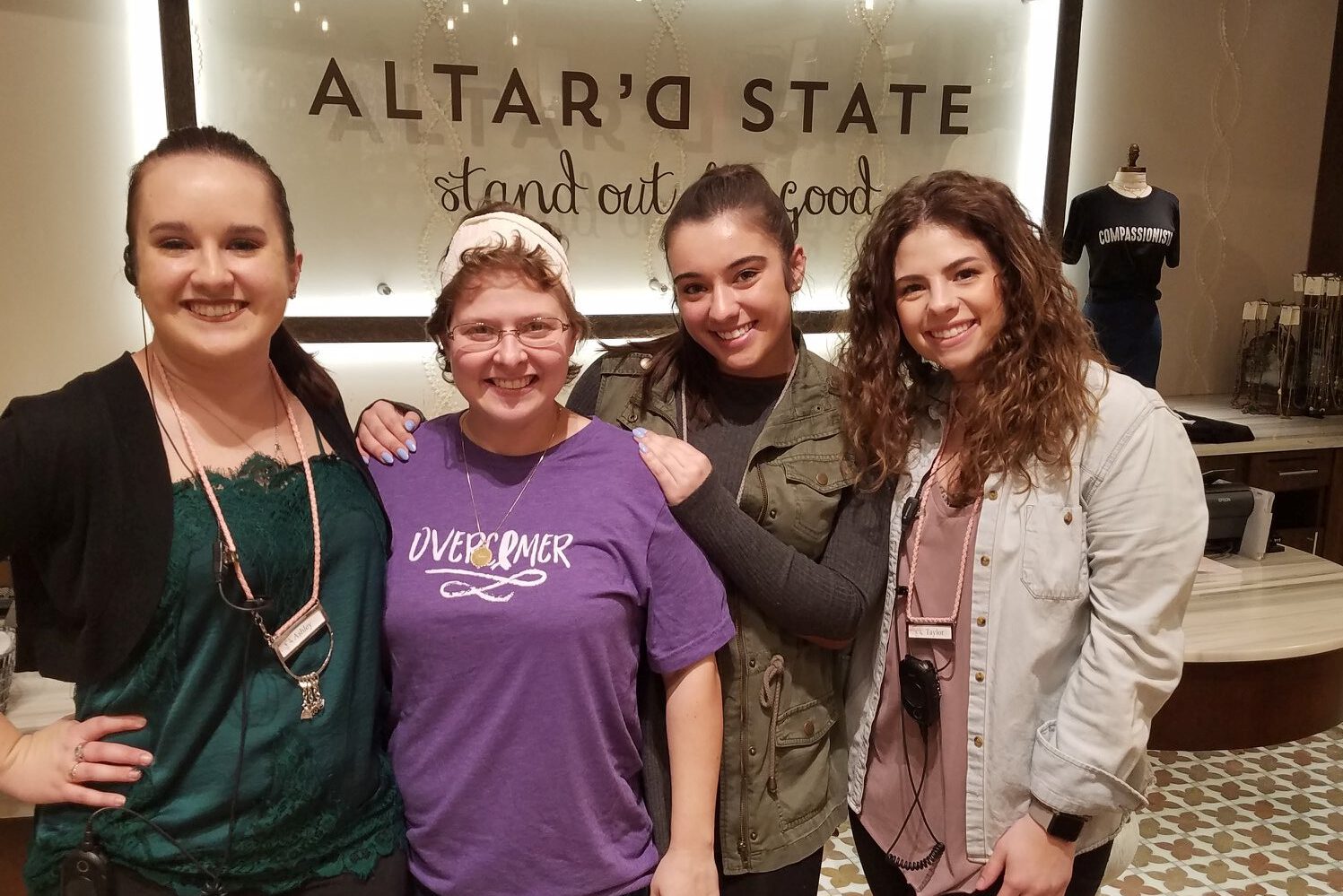 Altar’d State staff at a store in Mall of America