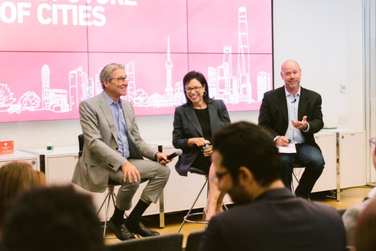 Gensler CEOs in an interview about international projects