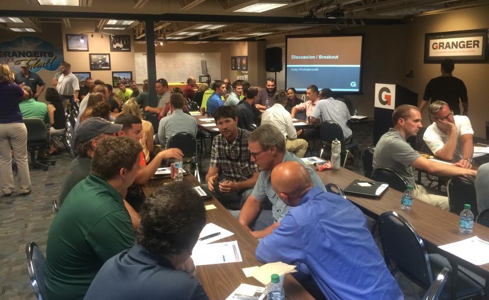Granger Construction collaborate in an internal training