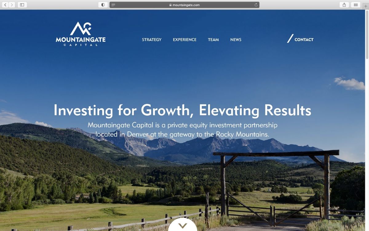 Mountaingate Capital website homepage