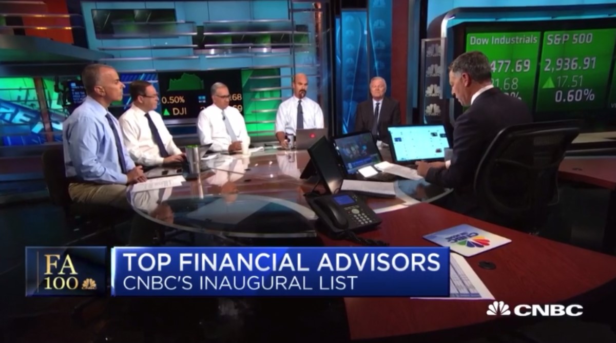 Salem Investment Counselors team on air with CNBC