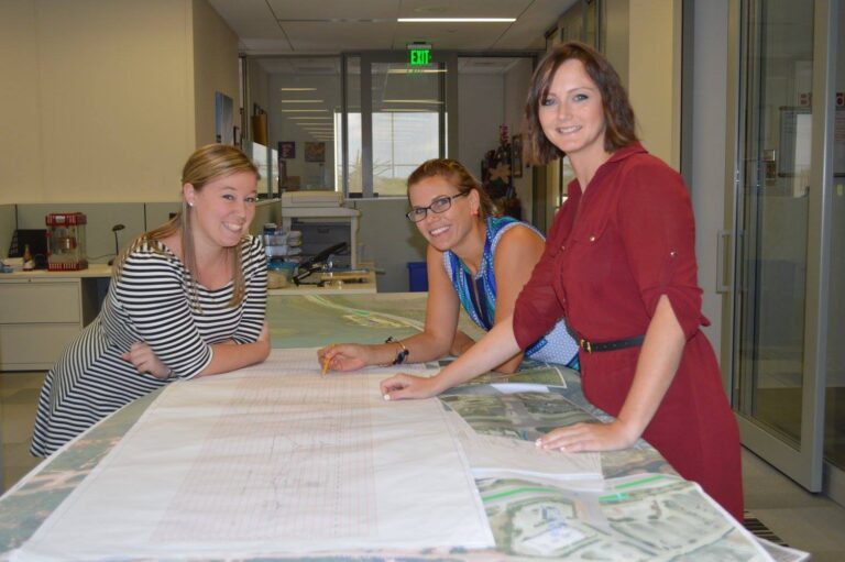 Kimley Horn staff collaborate on project
