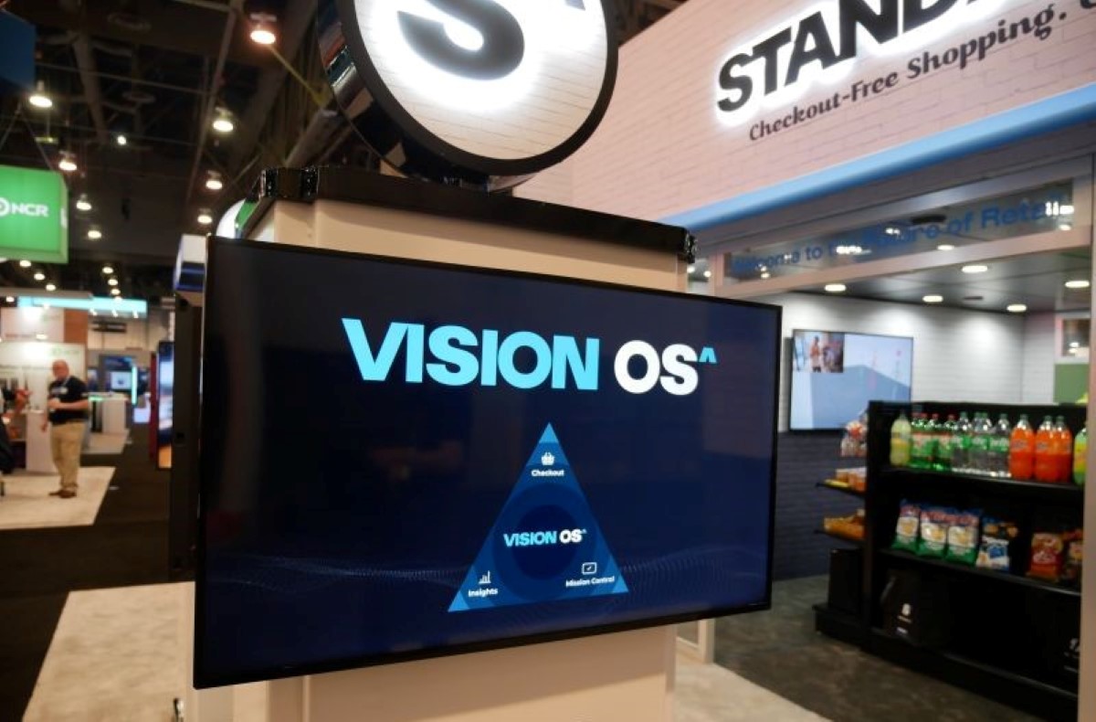 a demo of Standard AI new project, Vision OS