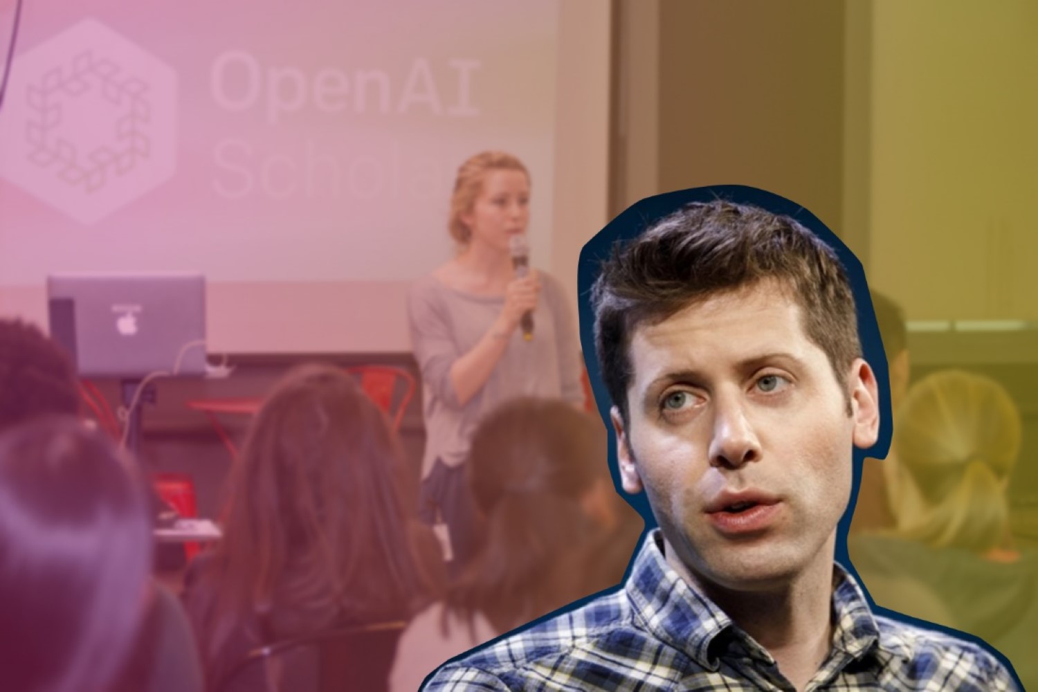 Open AI CEO and technical team in a workshop