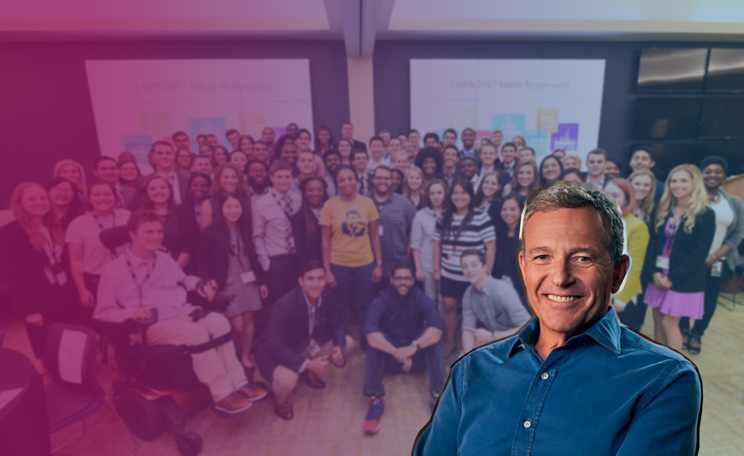 Disney CEO collaborate with young professionals in workshop
