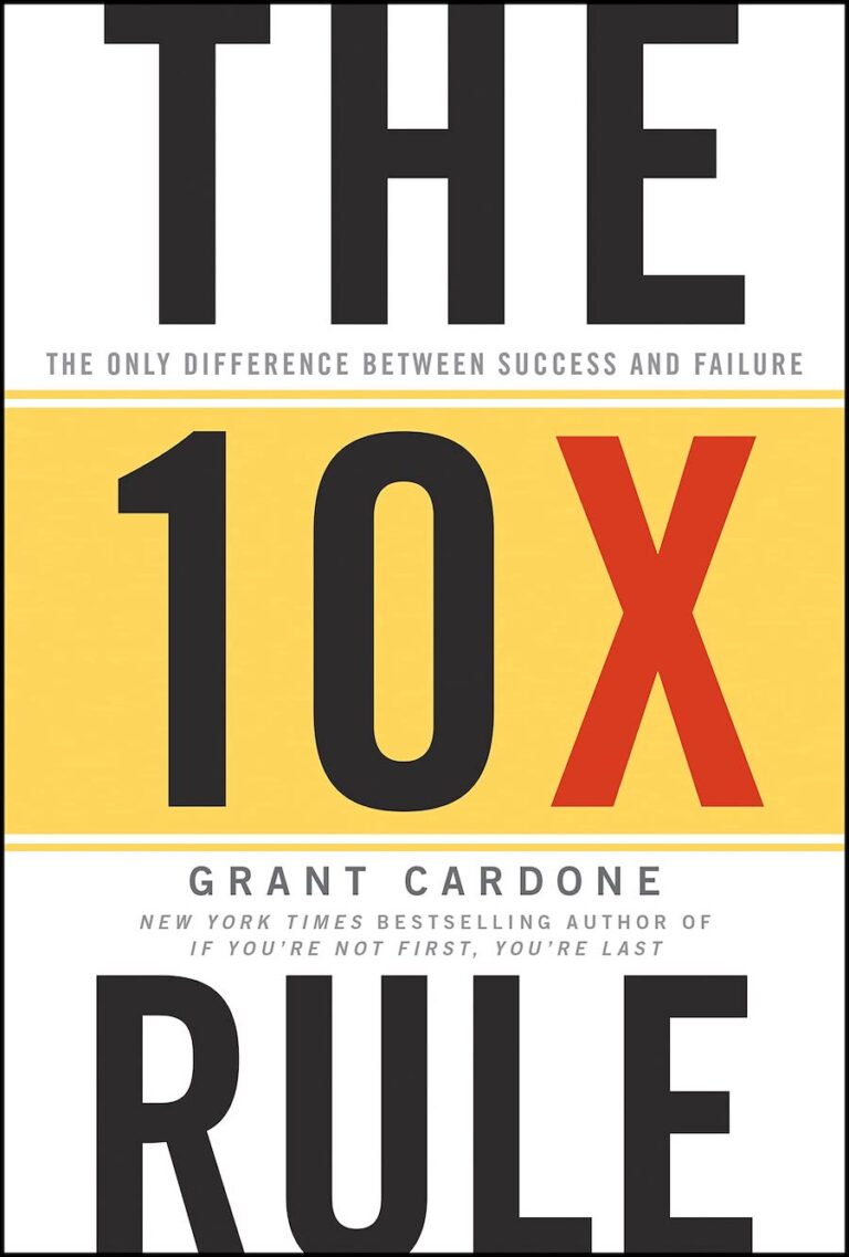 The 10X Rule- The Only Difference Between Success And Failure