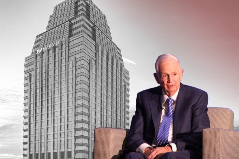 Bill Marriott is in a conference