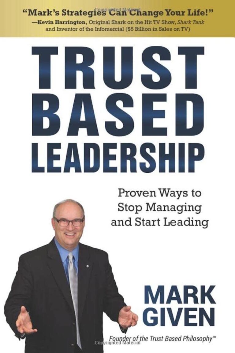 Trust Based Leadership- Proven Ways To Stop Managing And Start Leading
