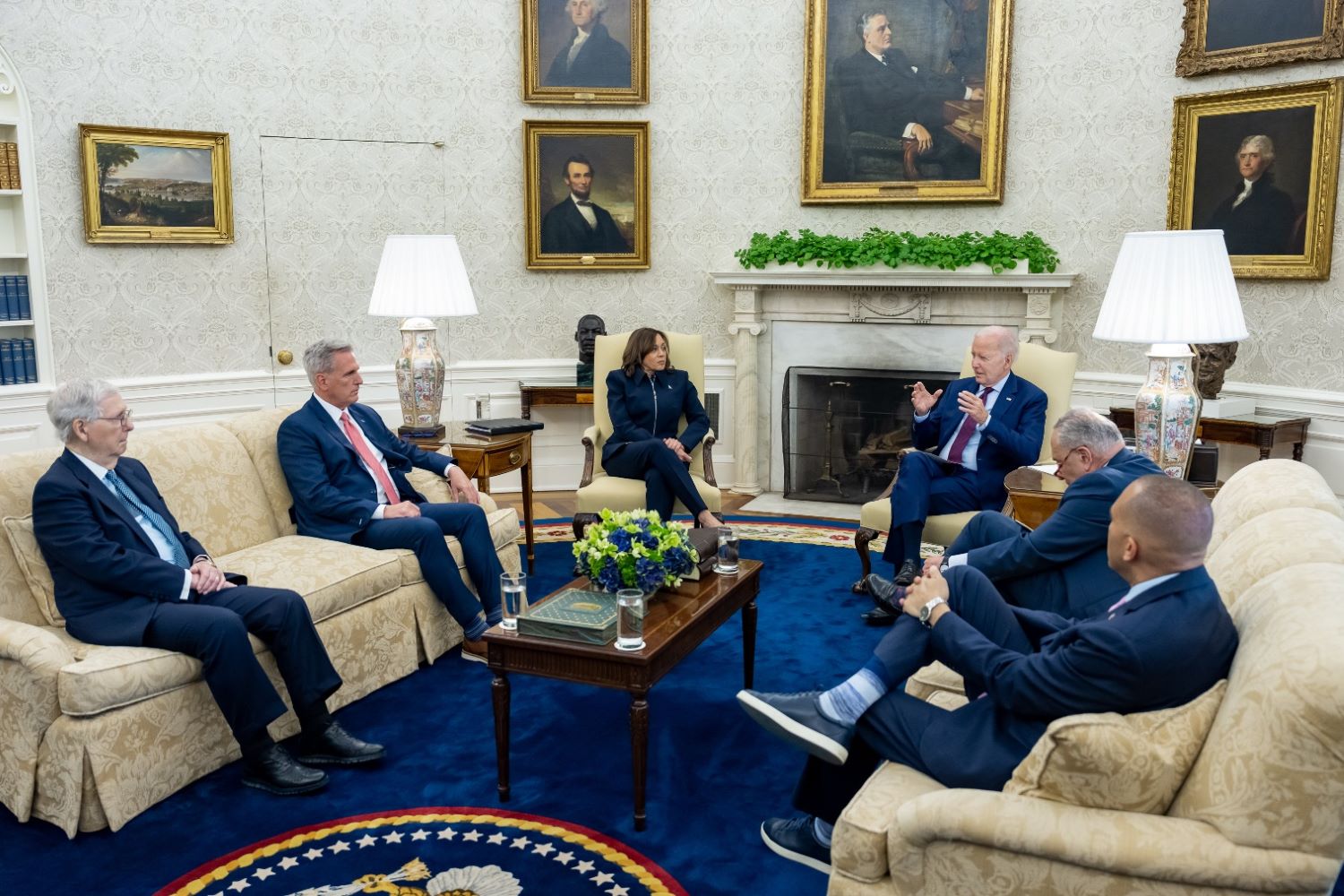 President Biden is in a meeting