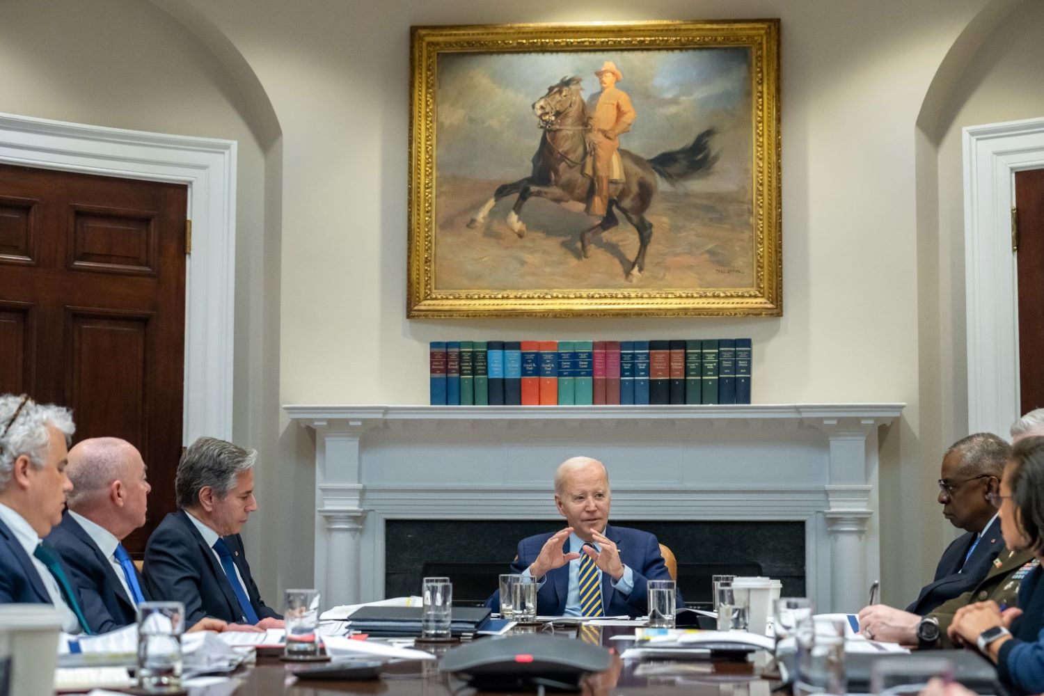 Biden is hosting a meeting