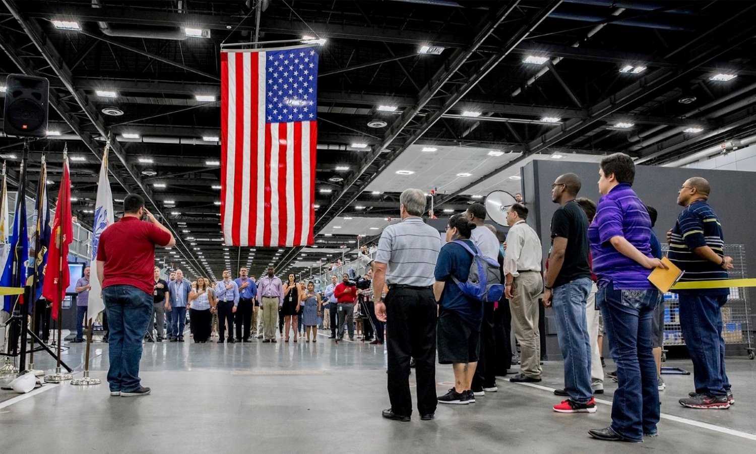 Lockheed Martin salutes the national flag
