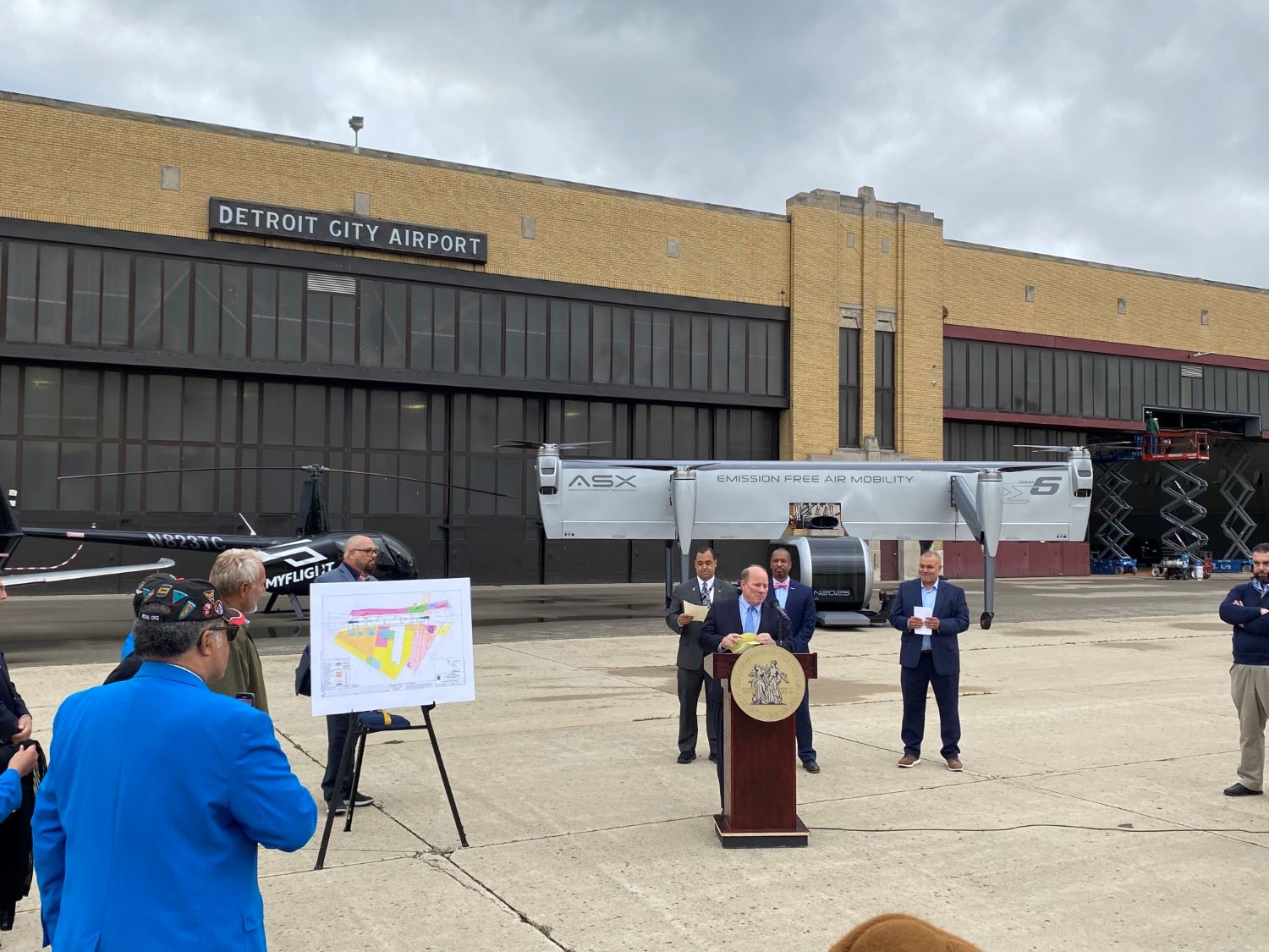 Mayor Mike Duggan is introducing a new plan for the airport renovation.