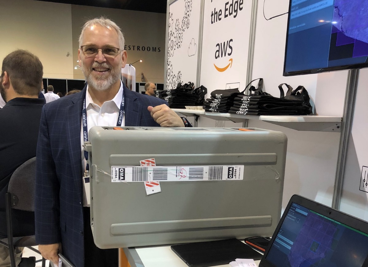 snowmobile device present at AWS events