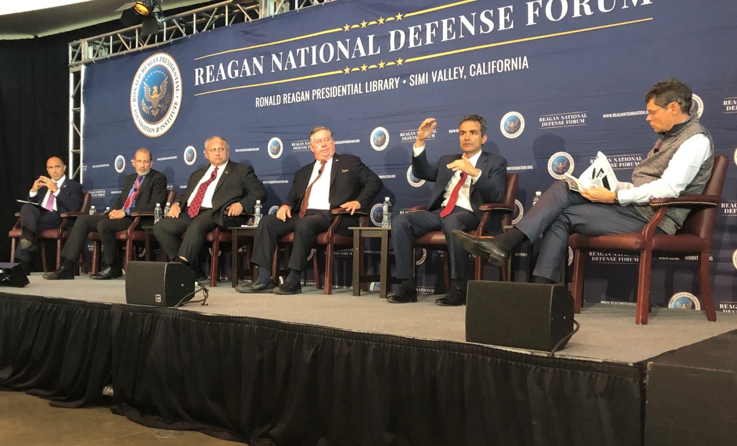 Tom Arseneault speaks at Reagan National Defense forum