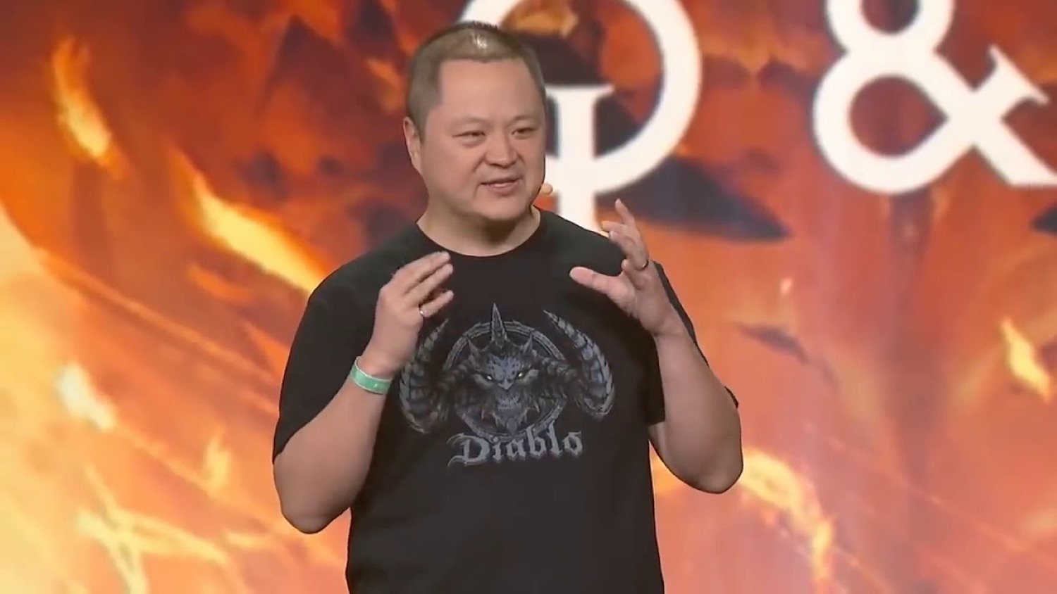 , Wyatt Cheng speaks in Diablo Immortal introduction event