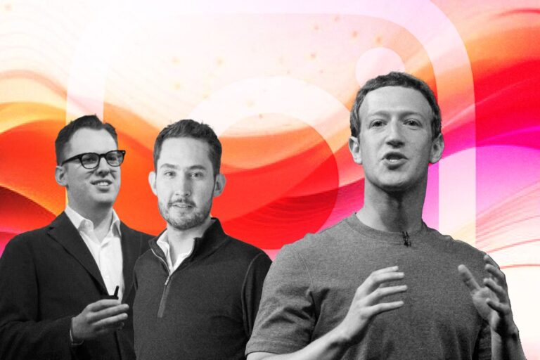 Mark Zuckerberg and Instagram founders