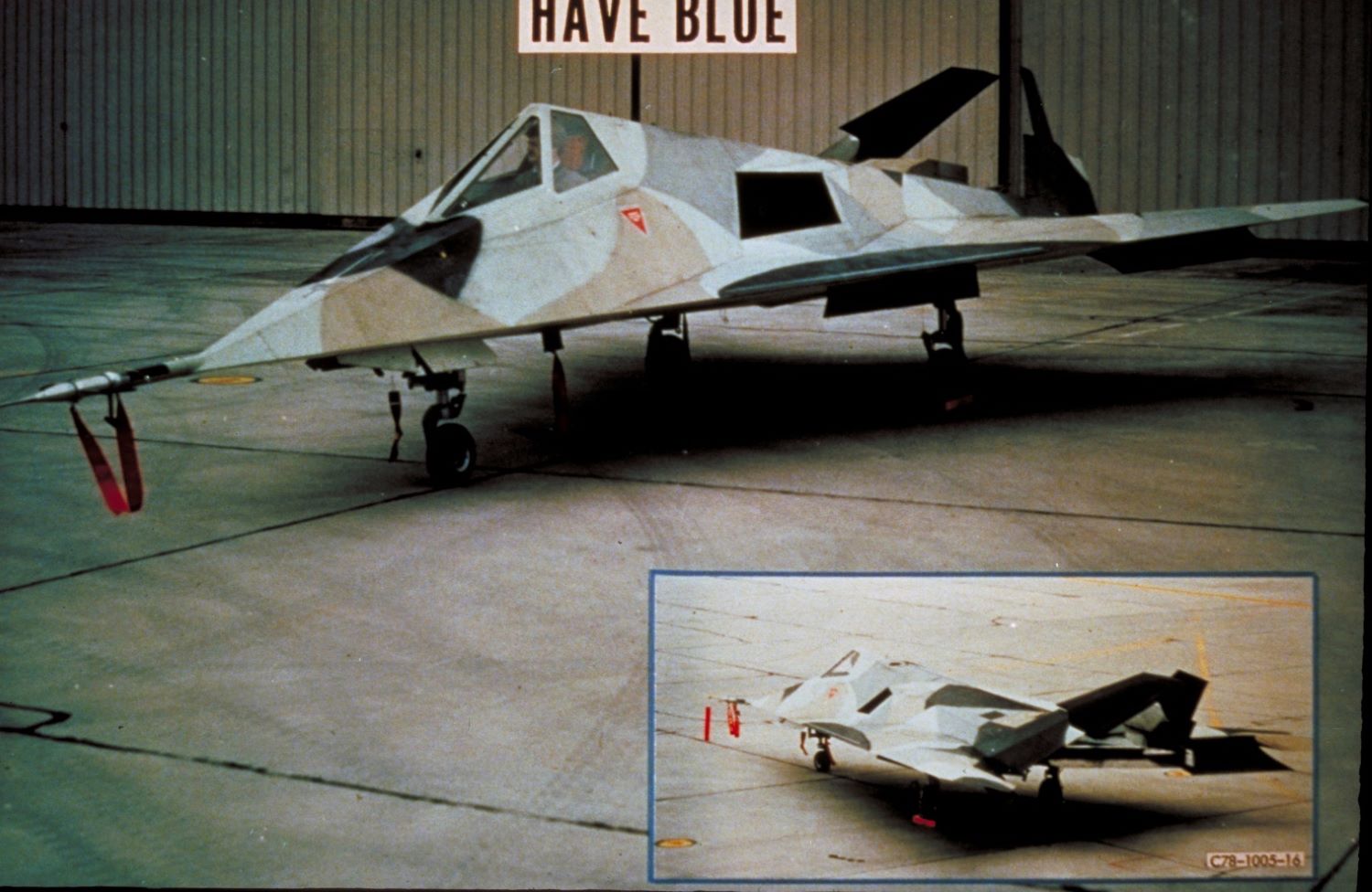 F-117 have blue project