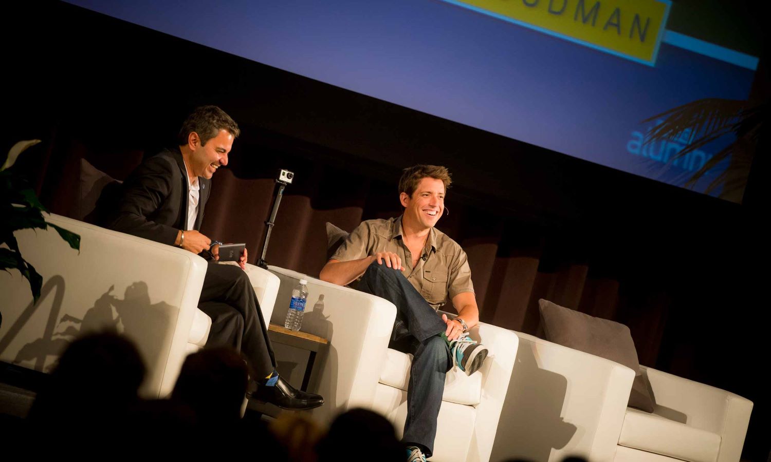 Nick Woodman in a conference at UC San Diego