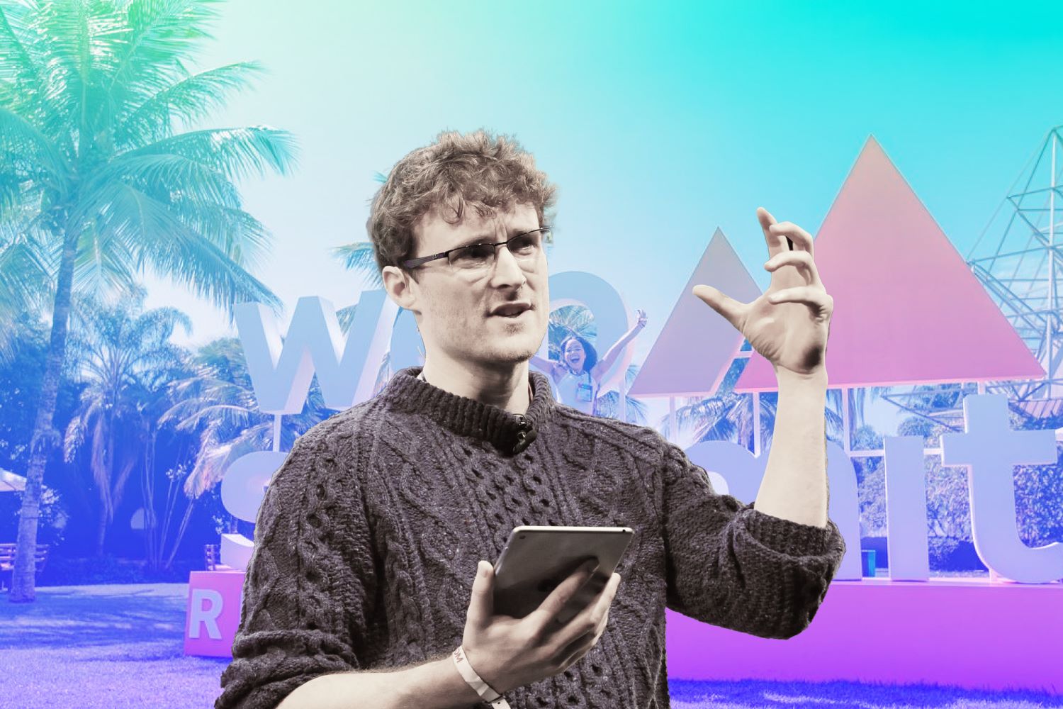 Paddy Cosgrove in a conference