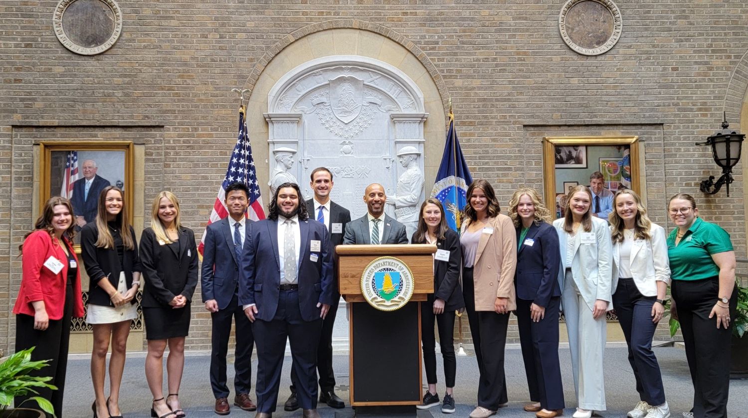 USDA executives taking a picture