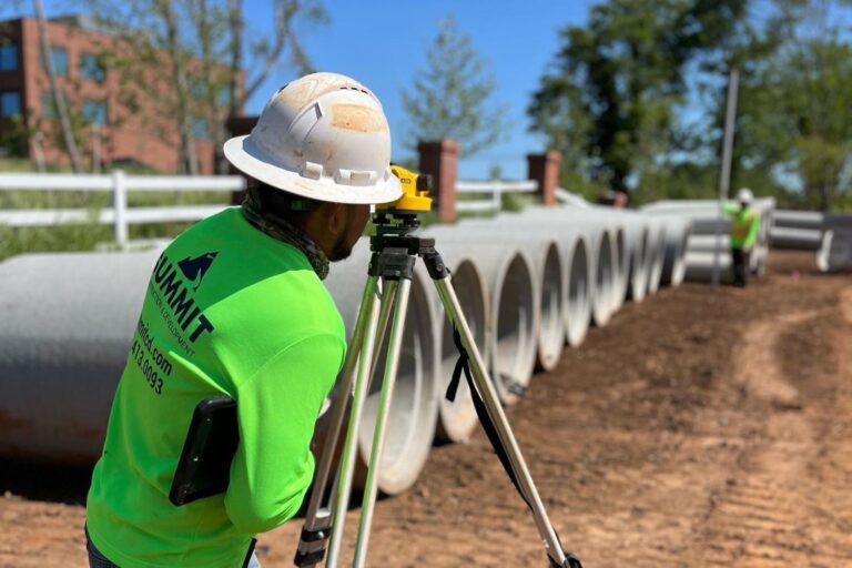 Summit Construction employee working