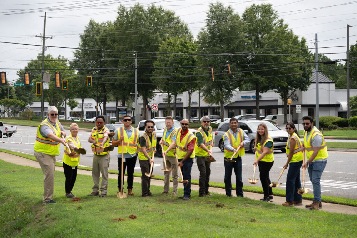 The City of Johns Creek authorities kicked off a project