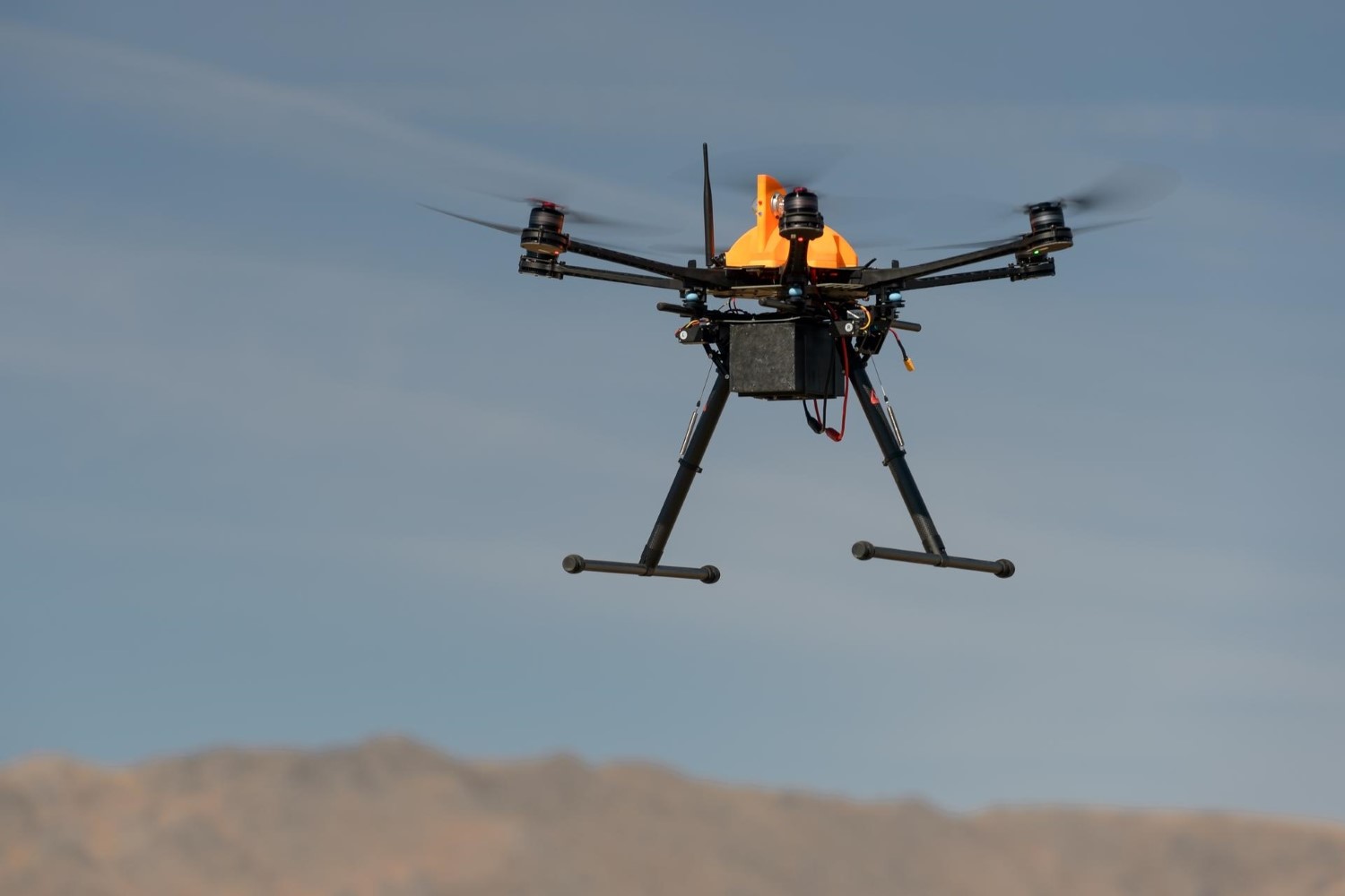 Drones in testing fly