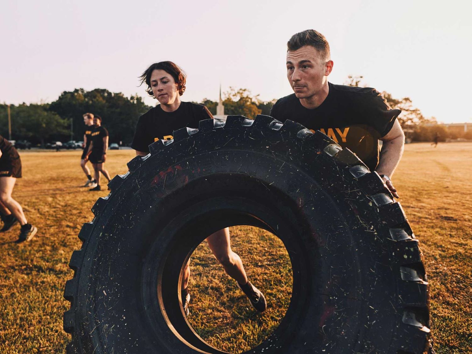 Tire flipping workouts