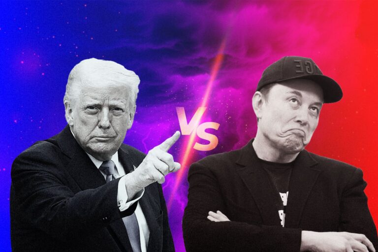 The fight between Elon Musk and Donald Trump