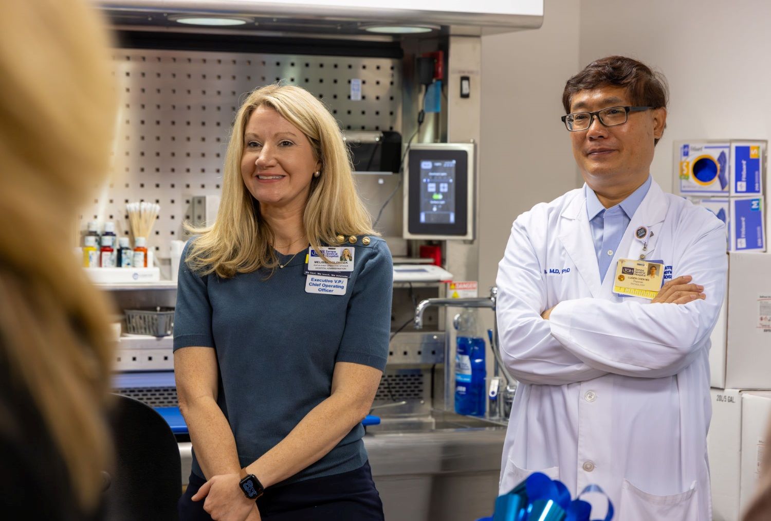doctors in a patient room