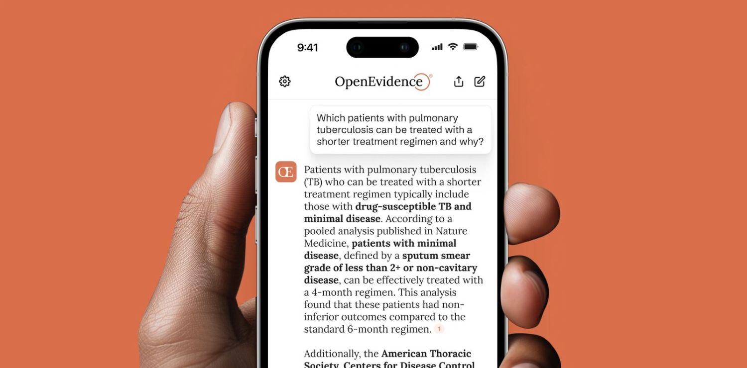 OpenEvidence's platform interface