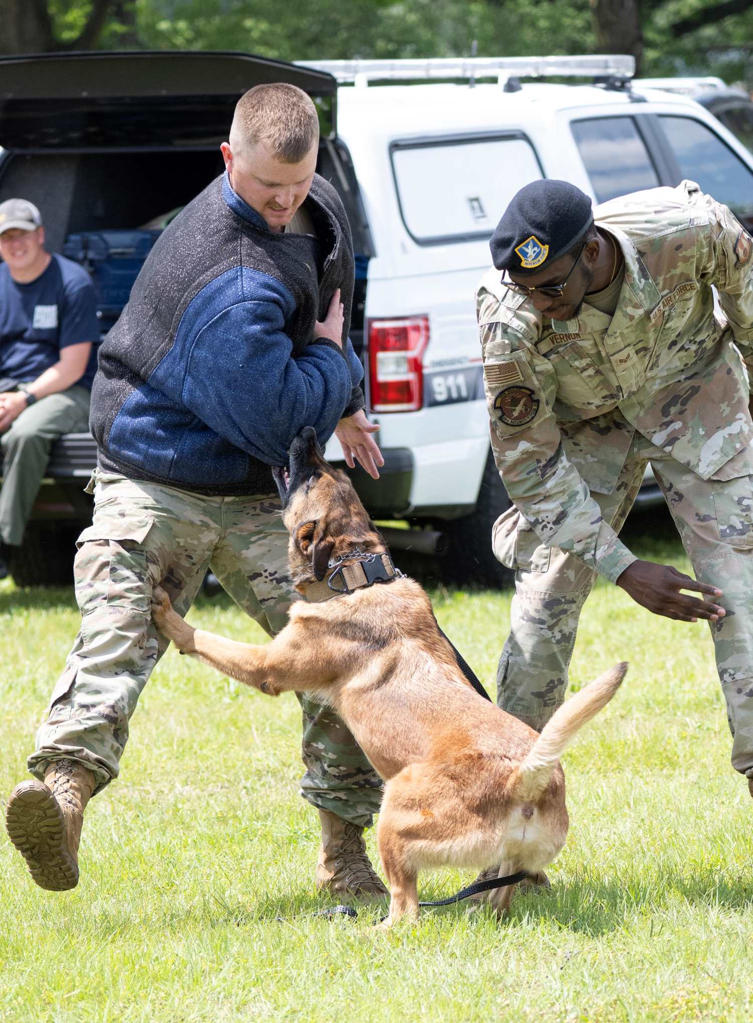 MWD Bulit showcased suspect apprehension techniques