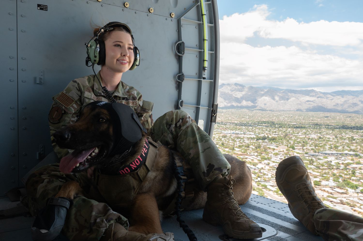 MWD on board a helicopter