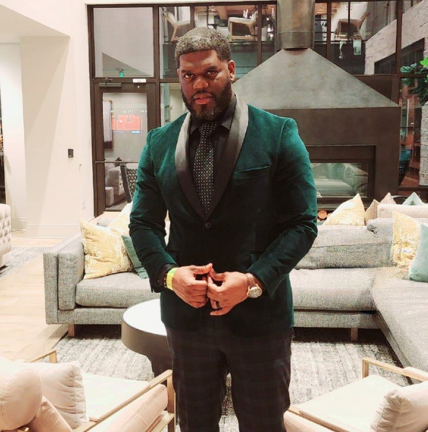 Curtis Wilson's in his house