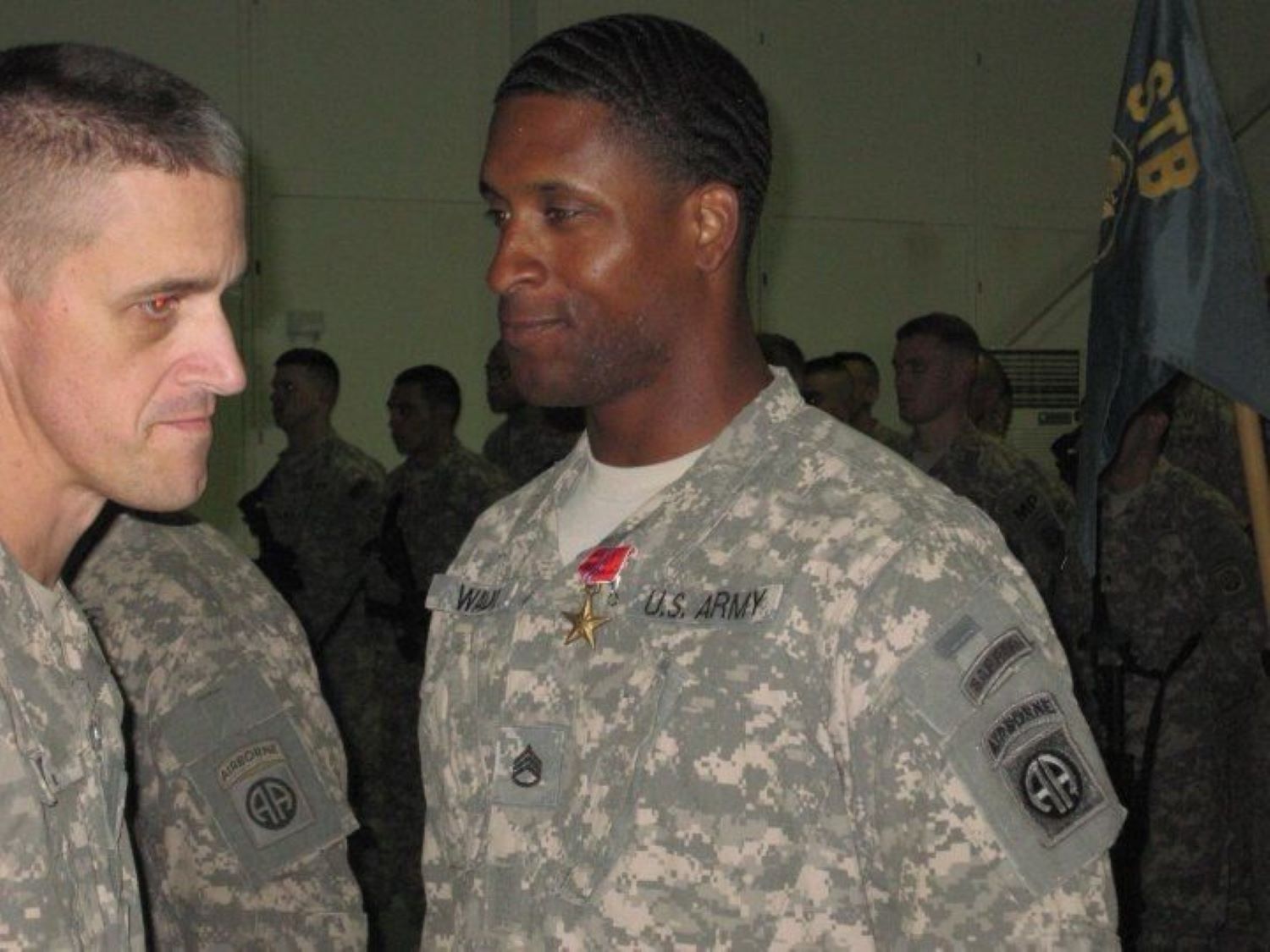 Fox Wade when he was serving in the military