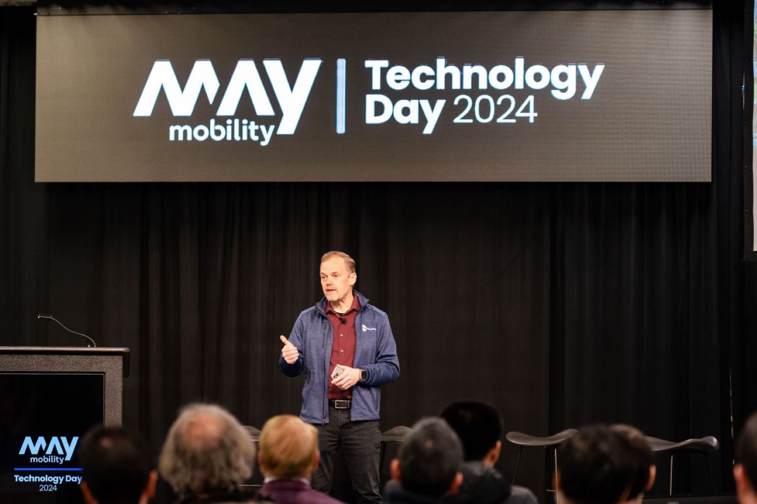 Edwin Olson's in a conference